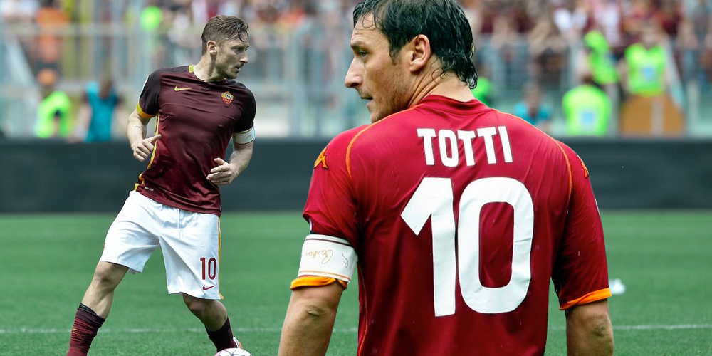 Francesco Totti, el Gladiador de Roma